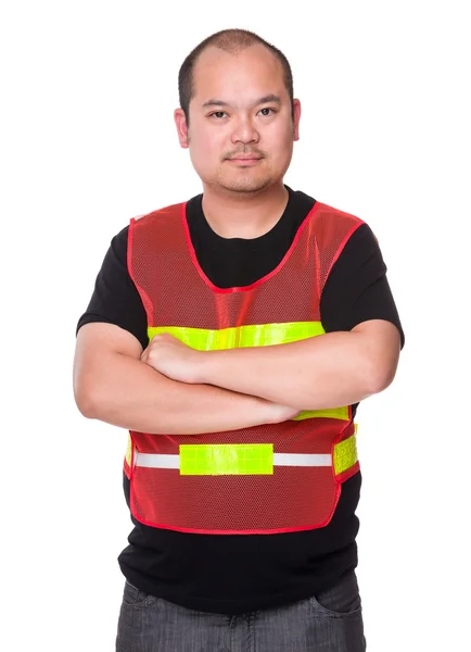Asian mature engineer — Stock Photo, Image