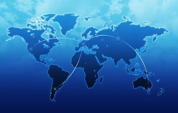 Küresel iletişim arka plan