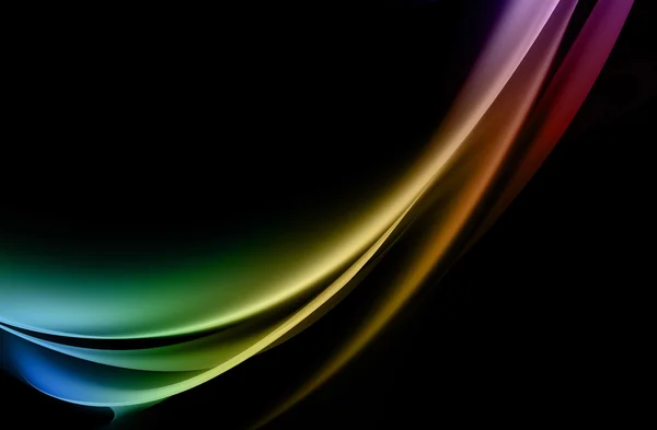 Soyut çok renkli dalgalar