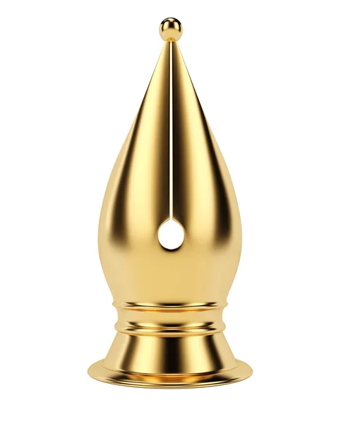 Altın quill — Stok fotoğraf