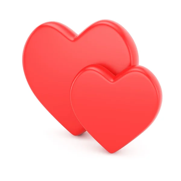 Two hearts — Stock Photo, Image