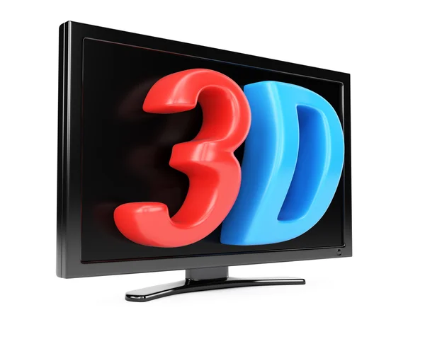 3D televize koncept — Stock fotografie