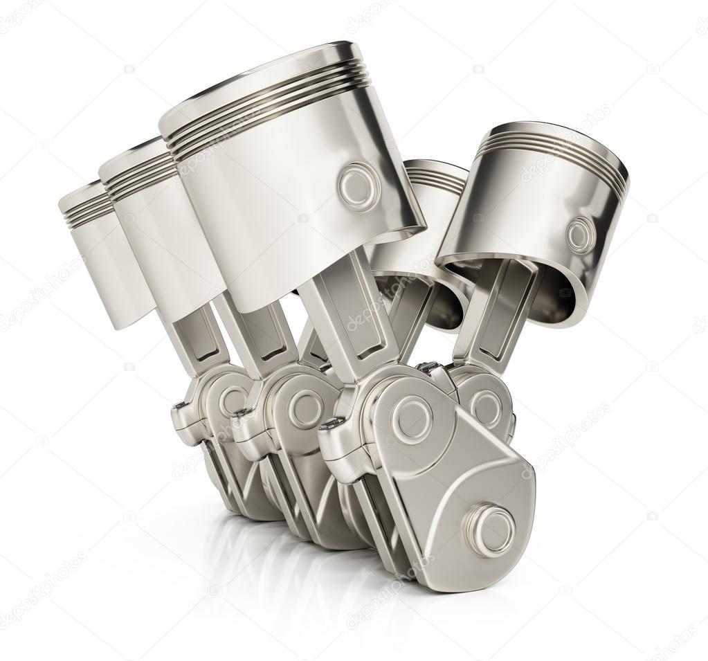 V6 engine pistons Stock Photo by ©AleksVF 58134763 V6 engine pistons Stock Photo by ©AleksVF 58134763