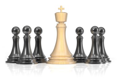 Satranç king ve piyon