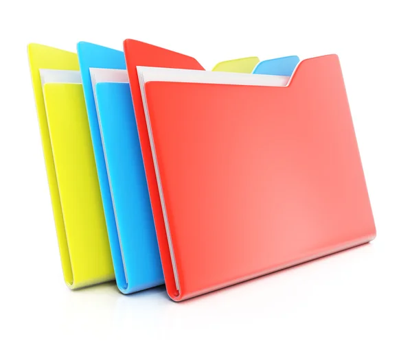 Colorful folders — Stock Photo, Image