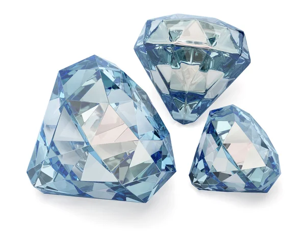 Группа алмазов — стоковое фото