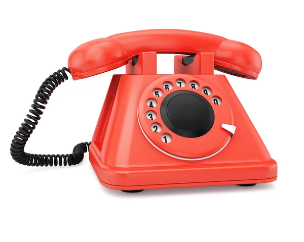 Red phone — Stock Photo, Image