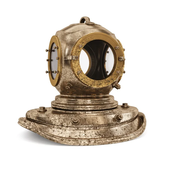 Eski paslı Dalış kask