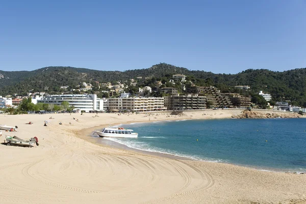 Spagna. Una spiaggia a Tossa de Mar . — Foto Stock