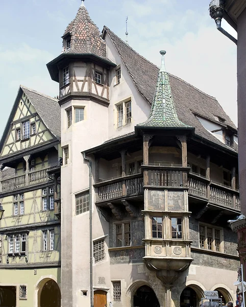 França, Colmar, cidade medieval no centro da Europa . — Fotografia de Stock