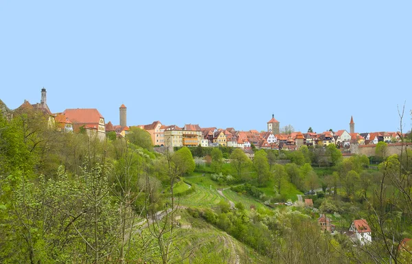 Rothenburg, a cidade medieval no centro da Europa — Fotografia de Stock