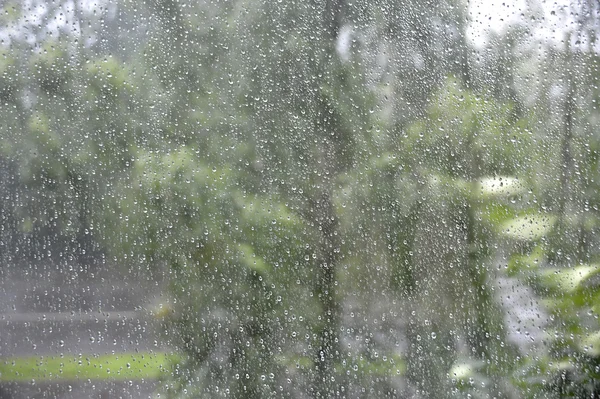 Background.  Raindrops on a window glass
