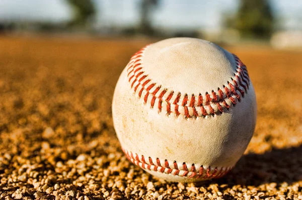 Close Photo Baseball Infield — Stock Photo, Image