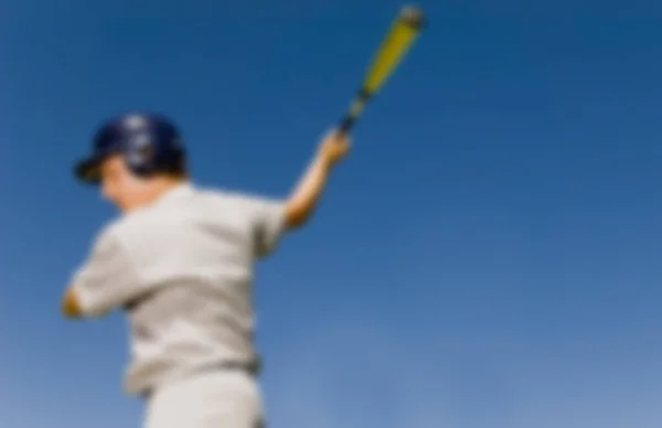 Blurred Photo Batter Warming Baseball Game — Stock Photo, Image