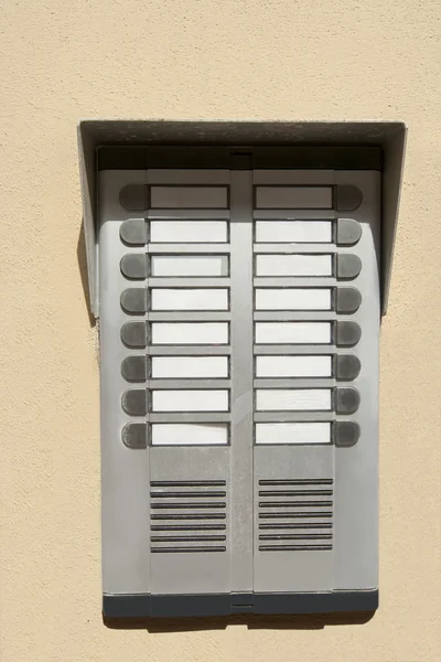 Audio door entry panel — Stock Photo, Image
