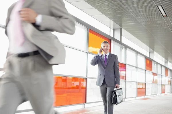 Businessman on call — Stock Photo, Image