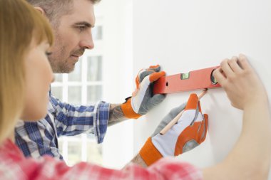 Çift duvar üzerinde işaretleme