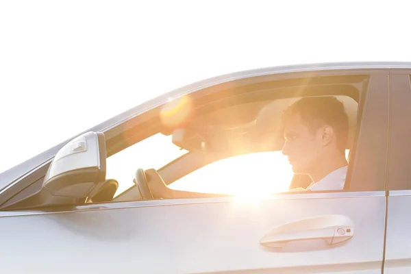 Homem carro de condução — Fotografia de Stock