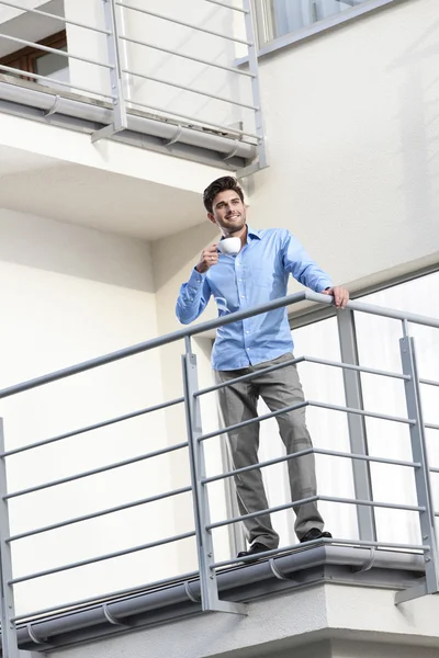 Geschäftsmann beim Kaffee — Stockfoto