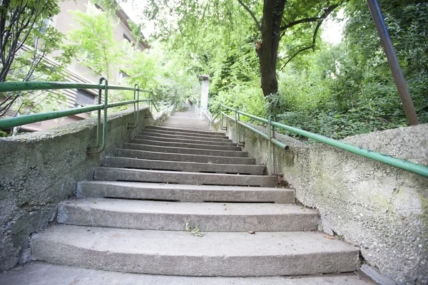 Treppe im Park — Stockfoto