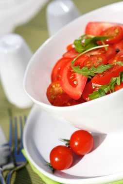 taze domates salatası