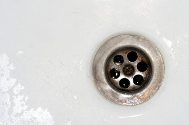 Beyaz temiz lavabo
