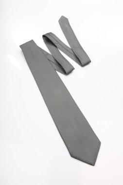 Gri ipek kravat