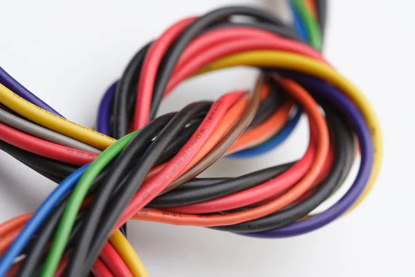 Colorful Computer cables — Stock Photo, Image