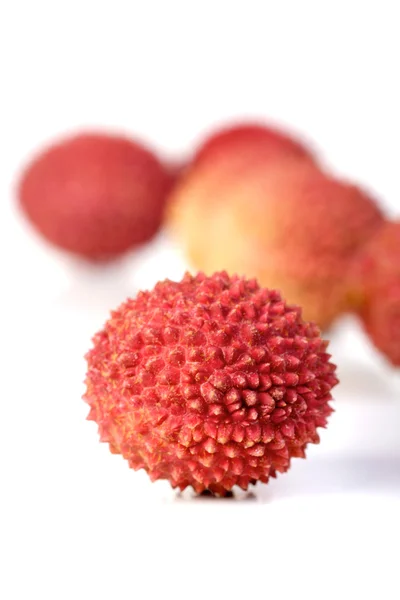 Roze rijp Lychees — Stockfoto