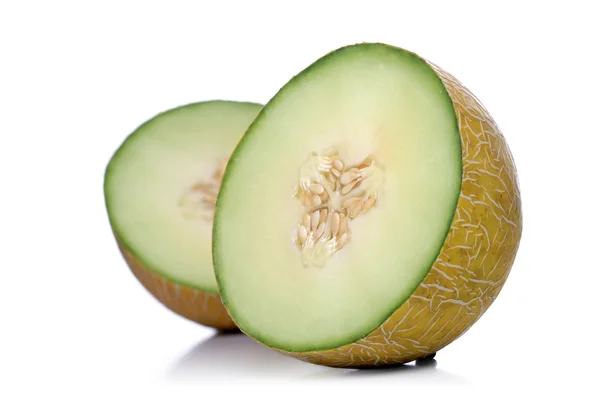 Two halves of Melon — Stock Photo, Image