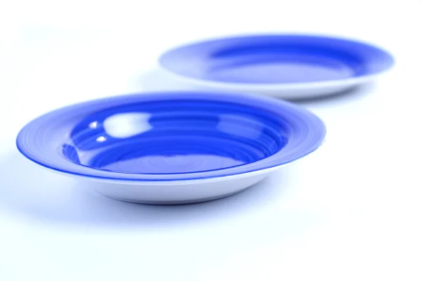 Two Blue dishes — Stock Photo, Image