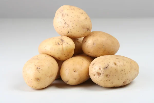 Fresh white potatoes — Stock Photo, Image