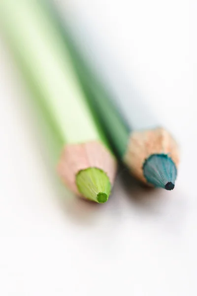 Wooden colorful  pencils — Stock Photo, Image