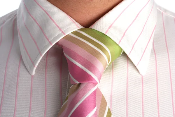 Мужской галстук на шее — стоковое фото