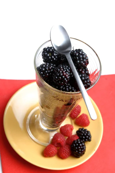 Tasty berry dessert — Stock Photo, Image