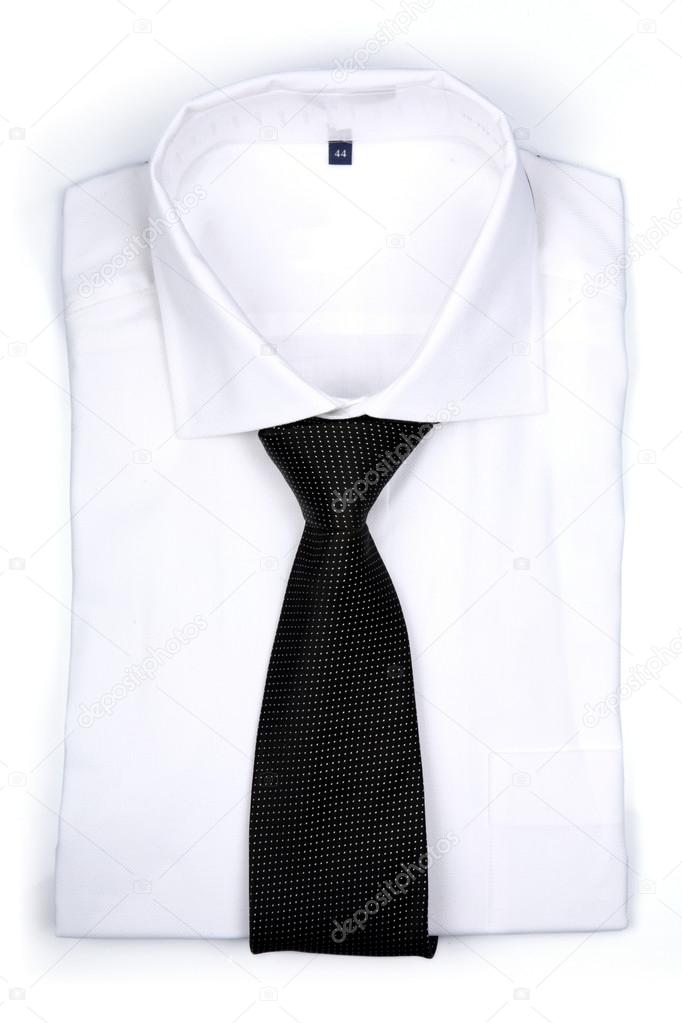 Black Tie and white shirt — Stock Photo © londondeposit #69069451