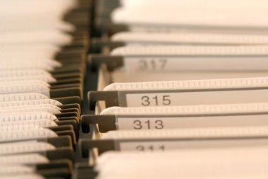 Kağıt dosya klasörleri