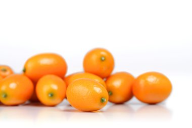 Orange Kumquat fruits clipart