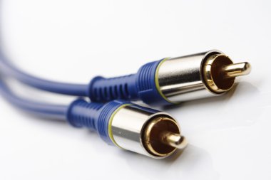 Audio and video cables clipart