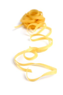 İtalyan tagliatelle makarnası.