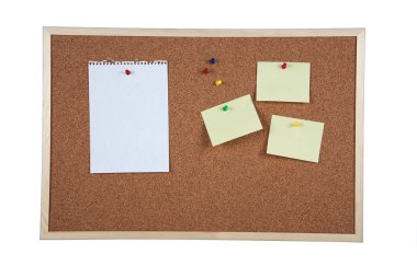 Cork board notları ile