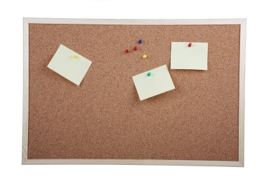 Cork board notları ile
