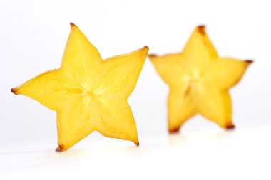Sarı Carambola slieces