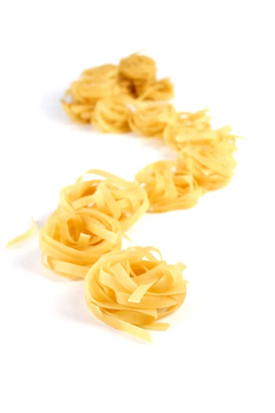 Makaron włoski tagliatelle — Zdjęcie stockowe