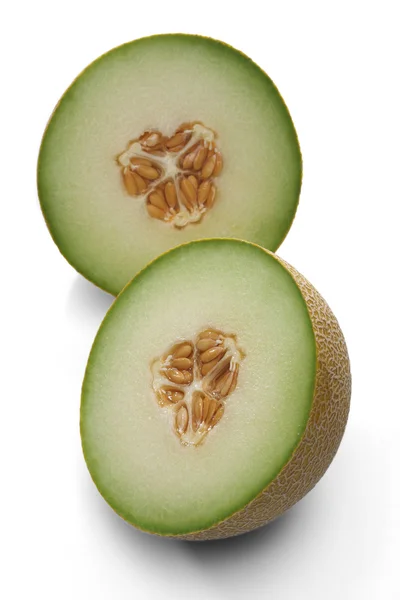 Two halves of Melon — Stock Photo, Image