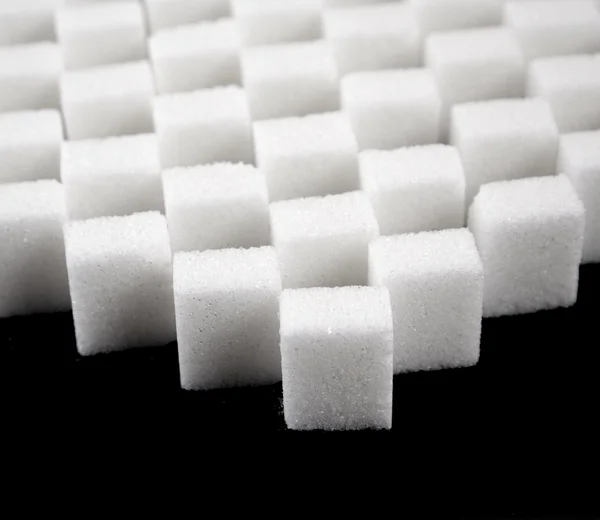 White Lump sugar — Stock Photo, Image