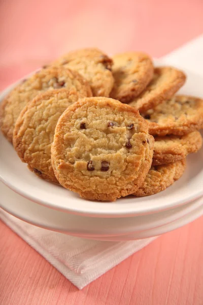 Biscoitos doces no prato — Fotografia de Stock