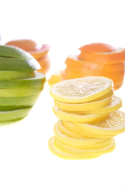 Juicy sliced grapefruits — Stock Photo, Image