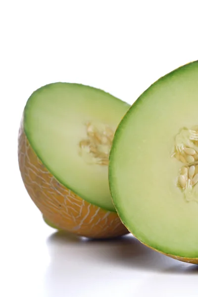 Two halves of Melon — Stock Photo, Image