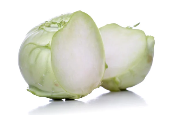 Frischer reifer Kohlrabi — Stockfoto